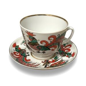 Lomonosov Porcelain Factory LFZ teacup and saucer